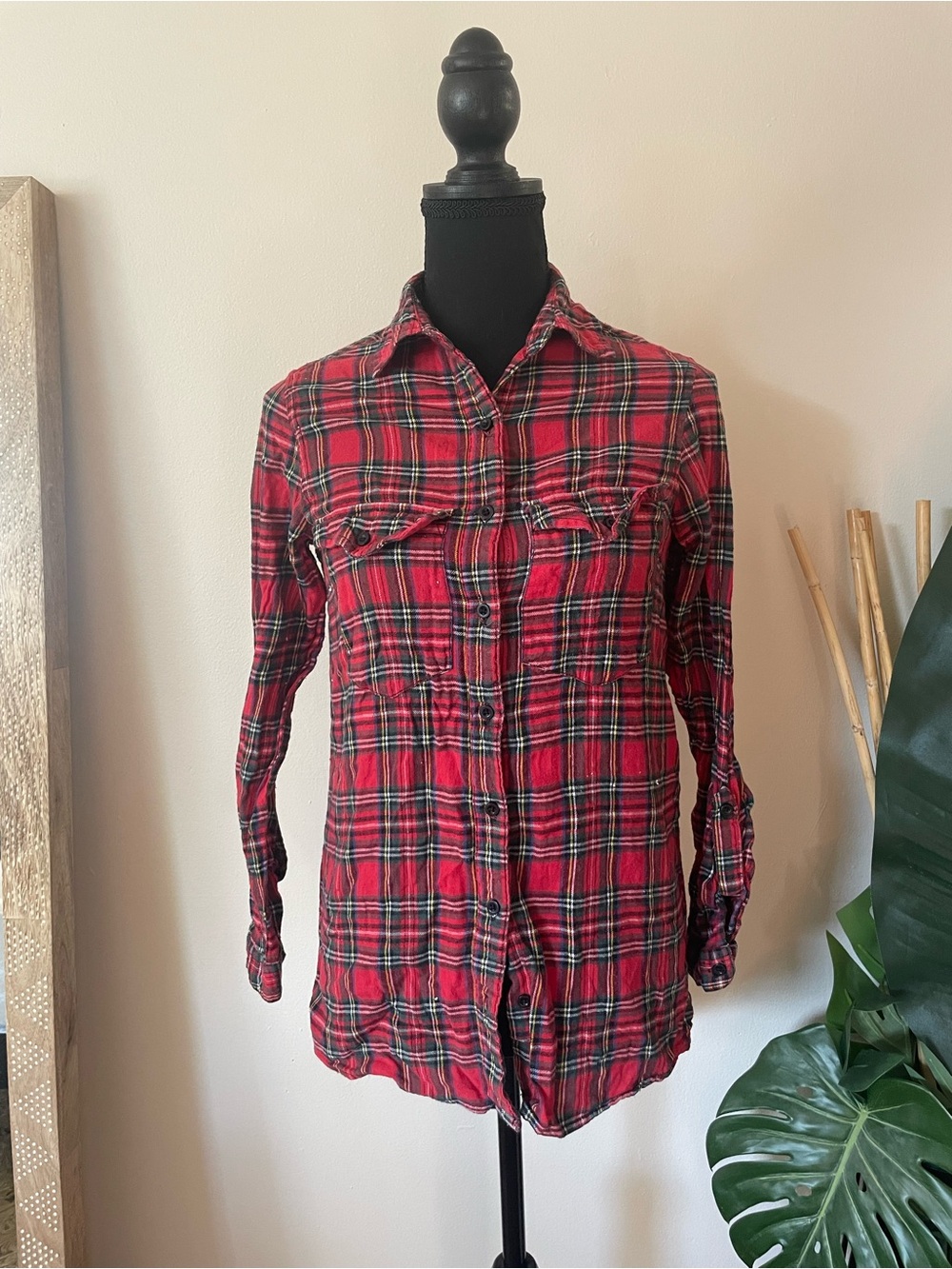 Fun & Flirt Plaid Shirt